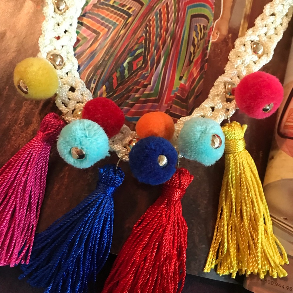 Crocheted off-white choker w. 10+ opts to extend - Picture 6 of 7